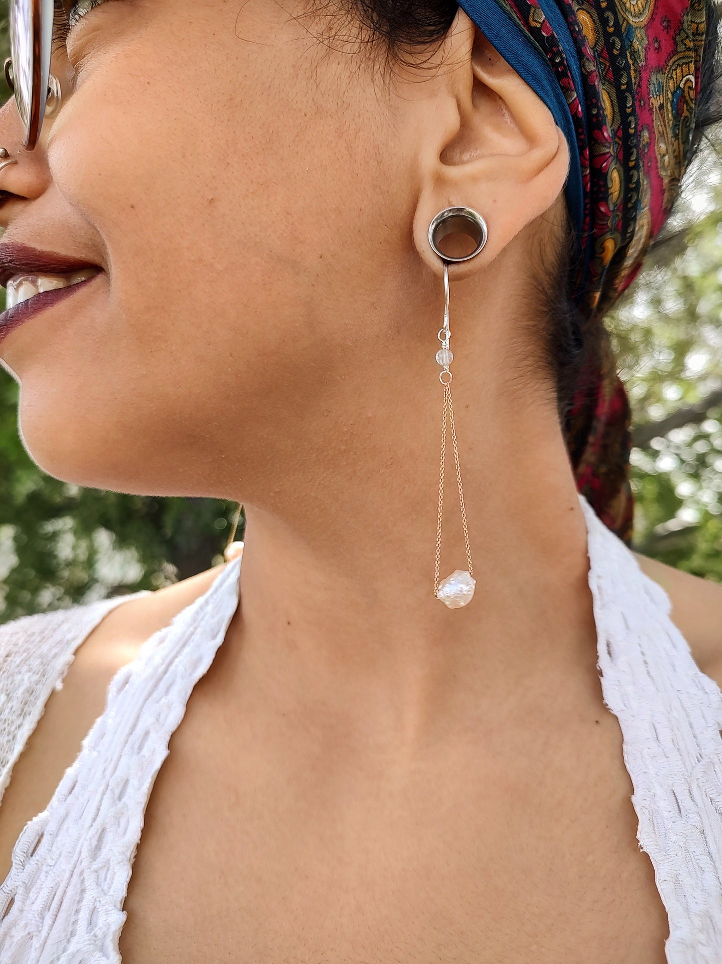Pearl Teardrop Earrings