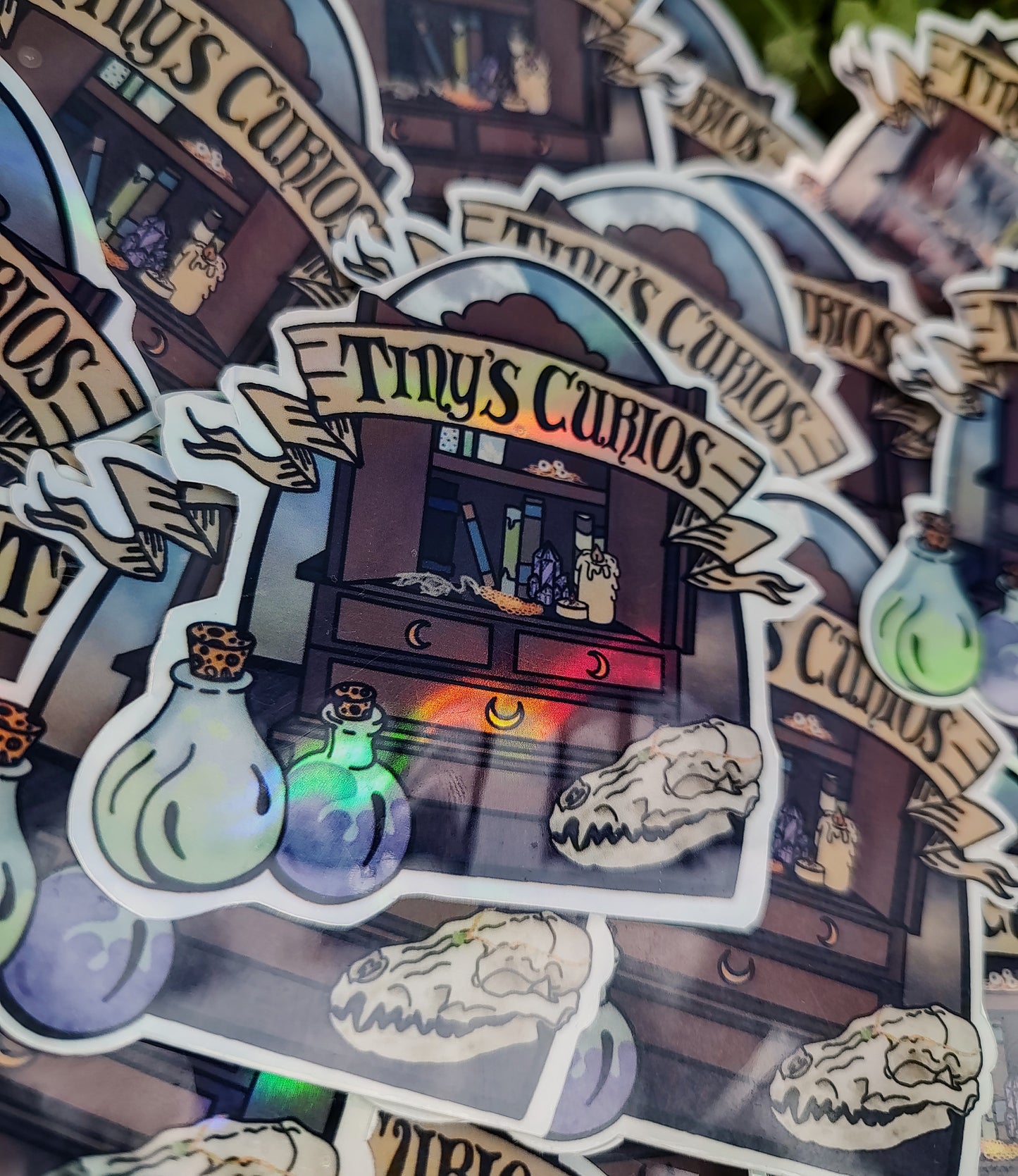 Holographic Tiny Curio Sticker