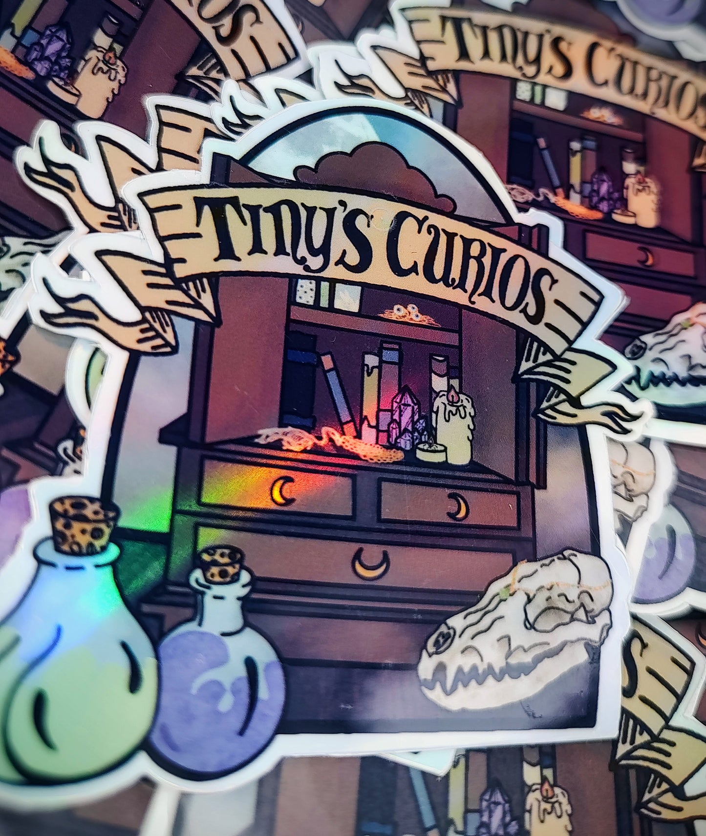 Holographic Tiny Curio Sticker