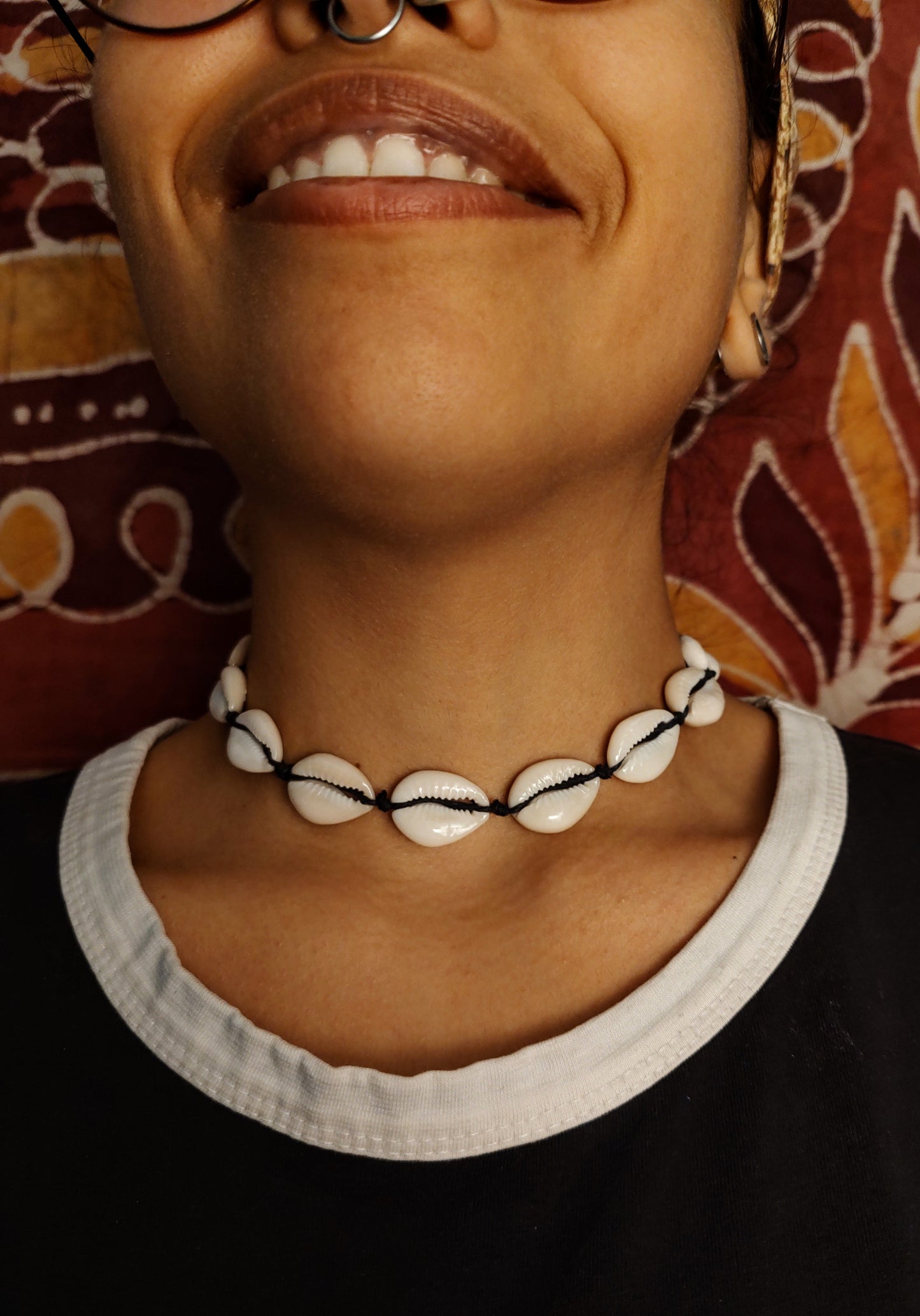 Thirteen Cowries Shell Necklace