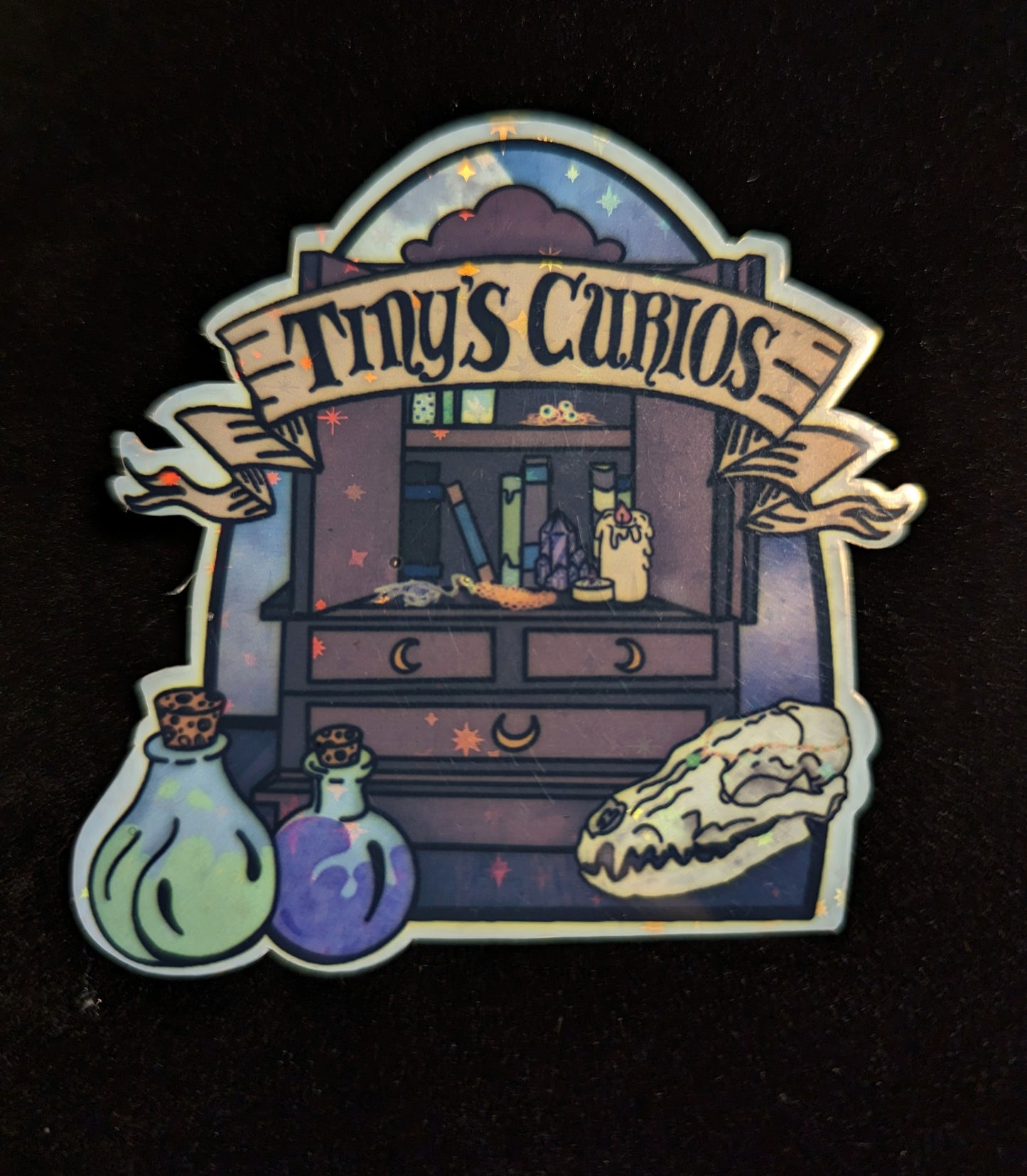 Holographic Tiny Curio Sticker