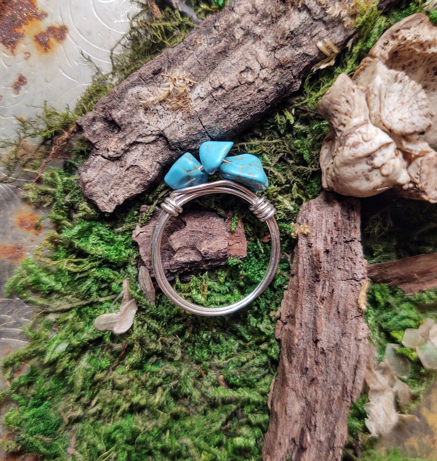Silver Turquoise Rings