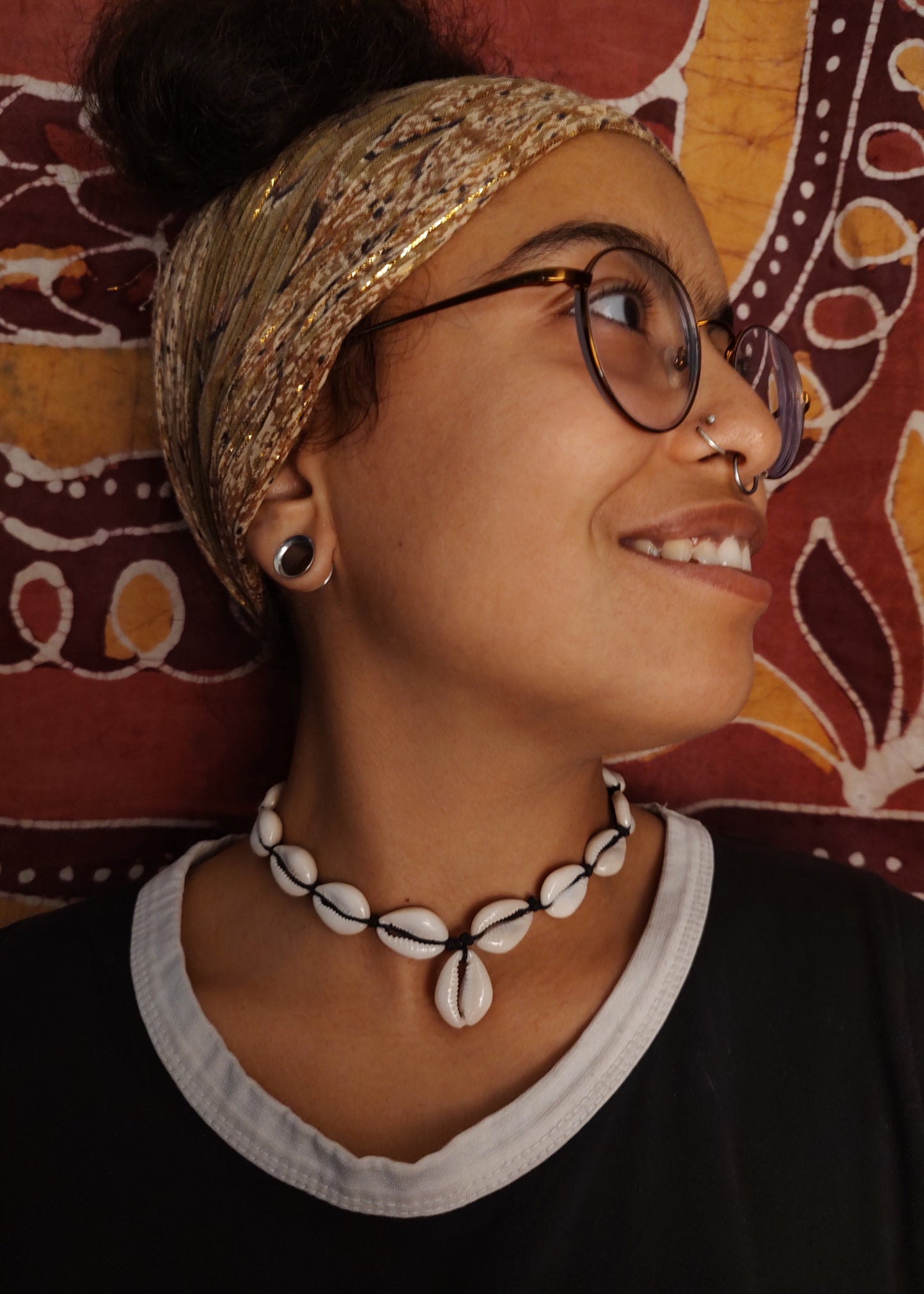 Teardrop Cowrie Shell Necklace