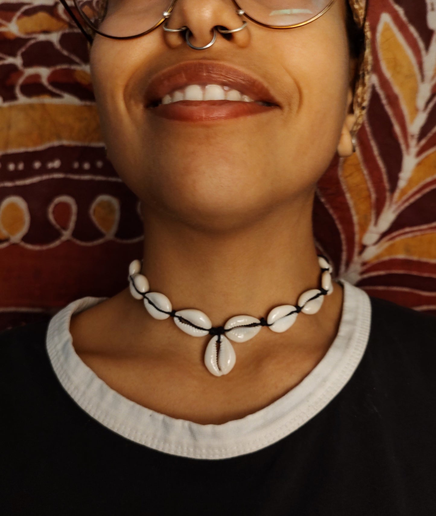 Teardrop Cowrie Shell Necklace