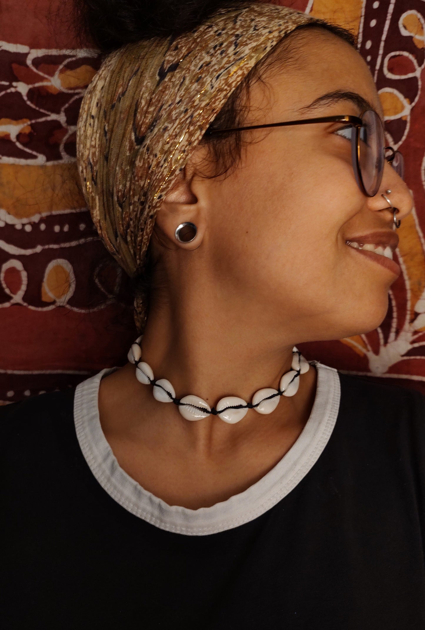 Thirteen Cowries Shell Necklace
