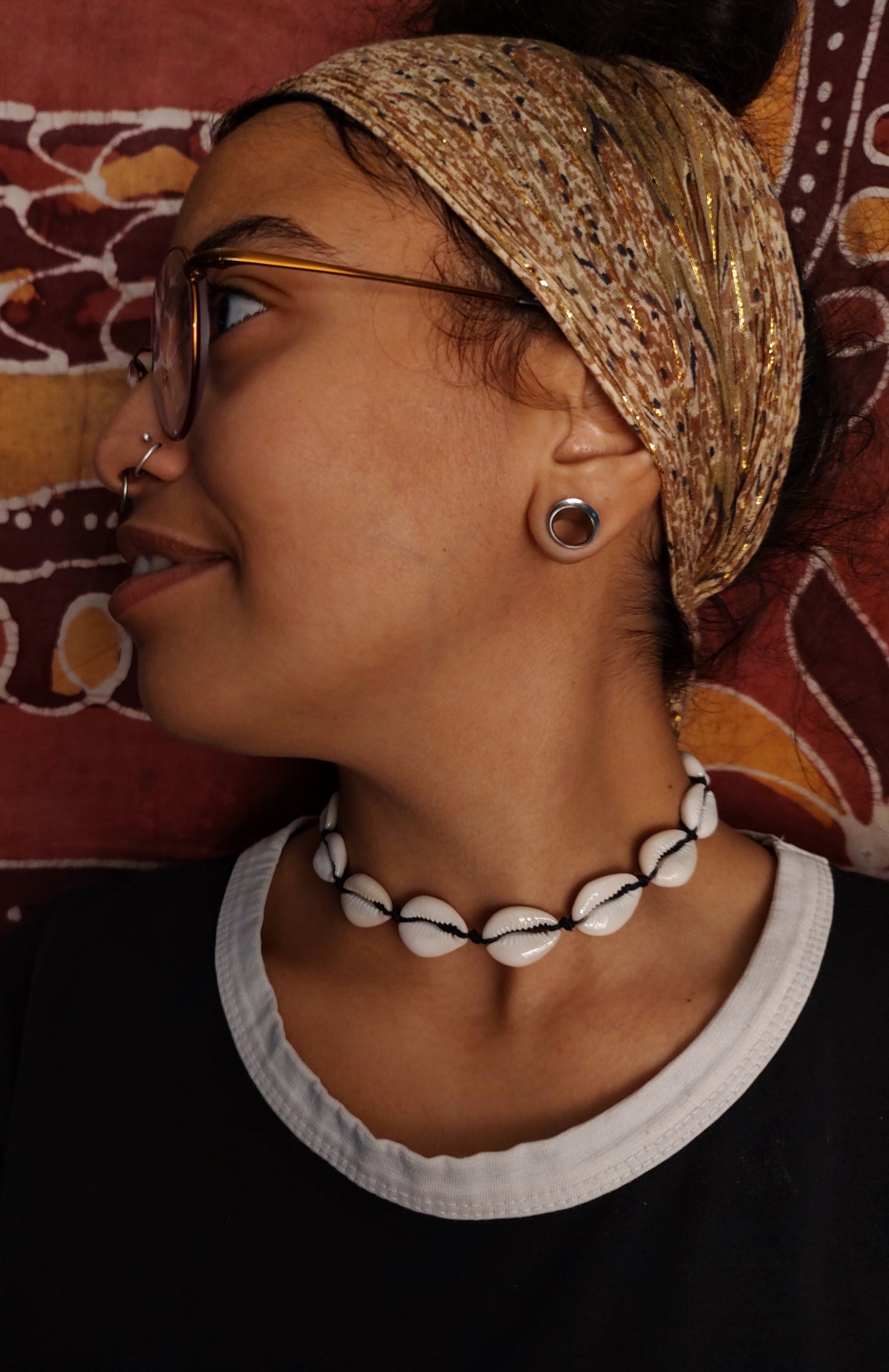 Thirteen Cowries Shell Necklace