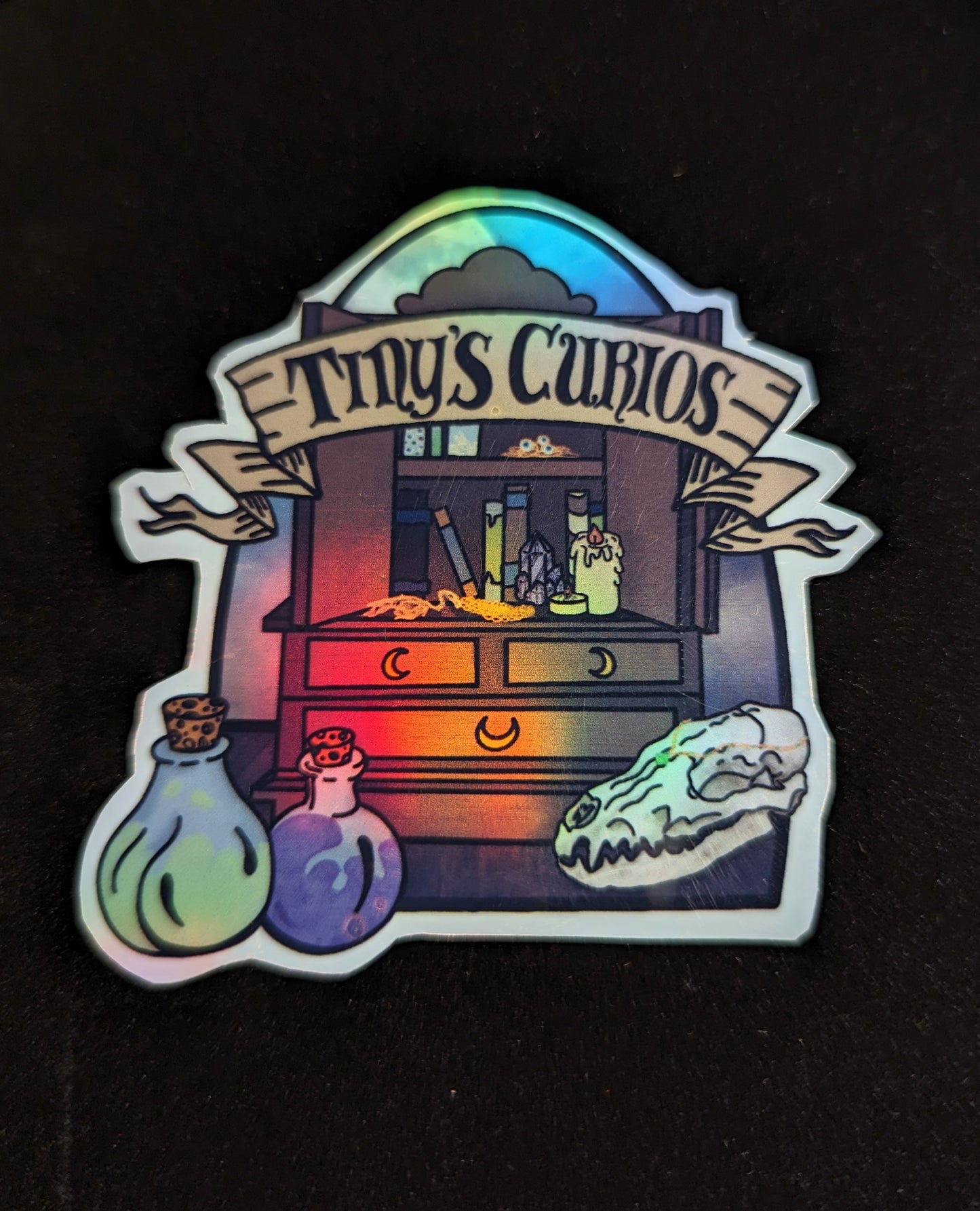 Holographic Tiny Curio Sticker