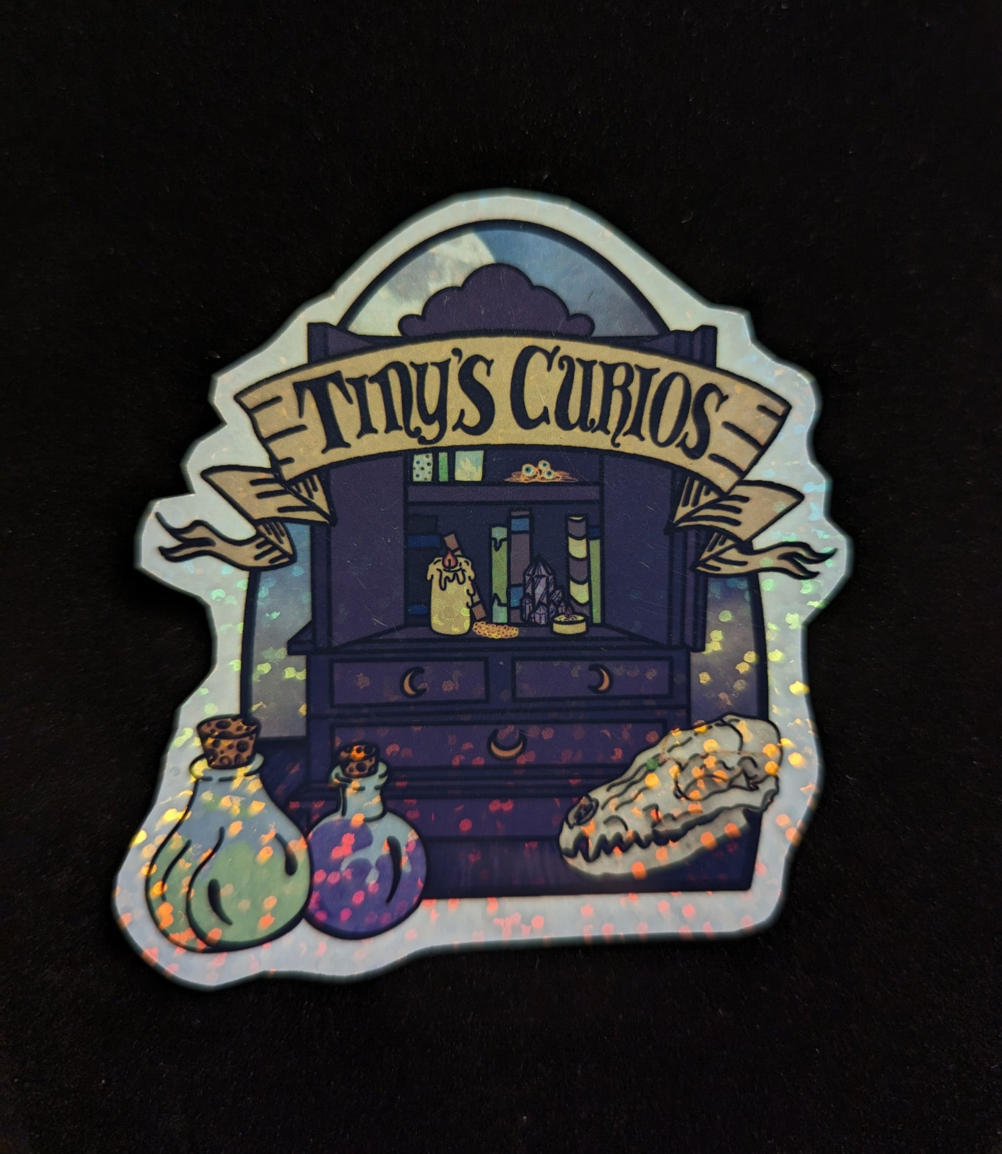 Holographic Tiny Curio Sticker
